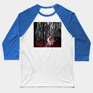 Girl in the Forest Baseball T-Shirt